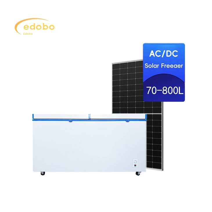 Refrigerador solar d'estalvi d'energia AC/DC per a ús domèstic