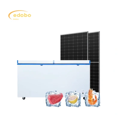 Congelador solar DC de gran capacitat, congelador, assegurances, ús domèstic