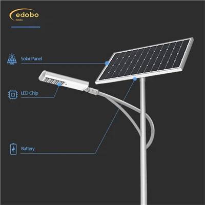 Fanal LED amb llum de carrer solar amb bateria de liti