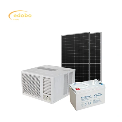 Unitat exterior d'aire condicionat de finestra integrada solar