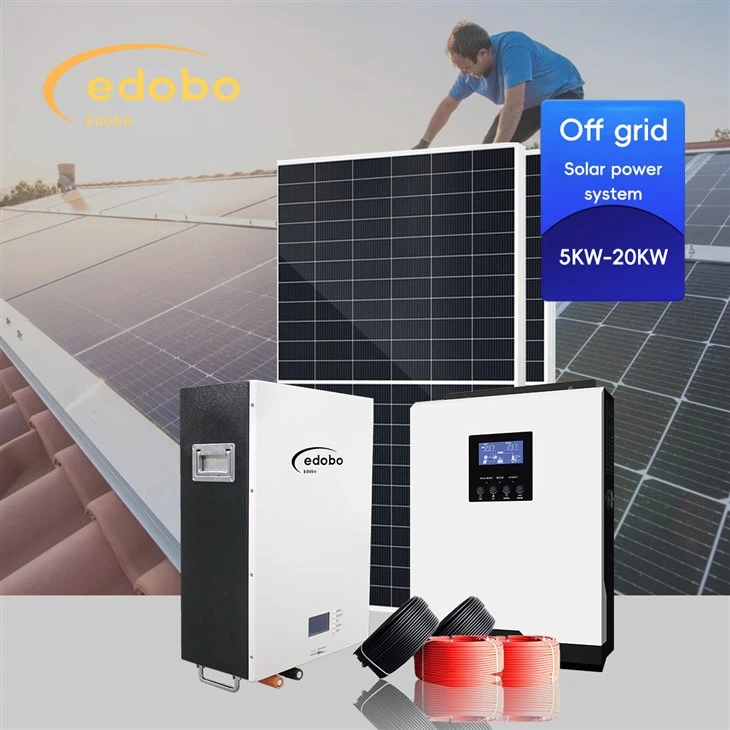 Sistema d'energia solar generador fotovoltaic amb bateria